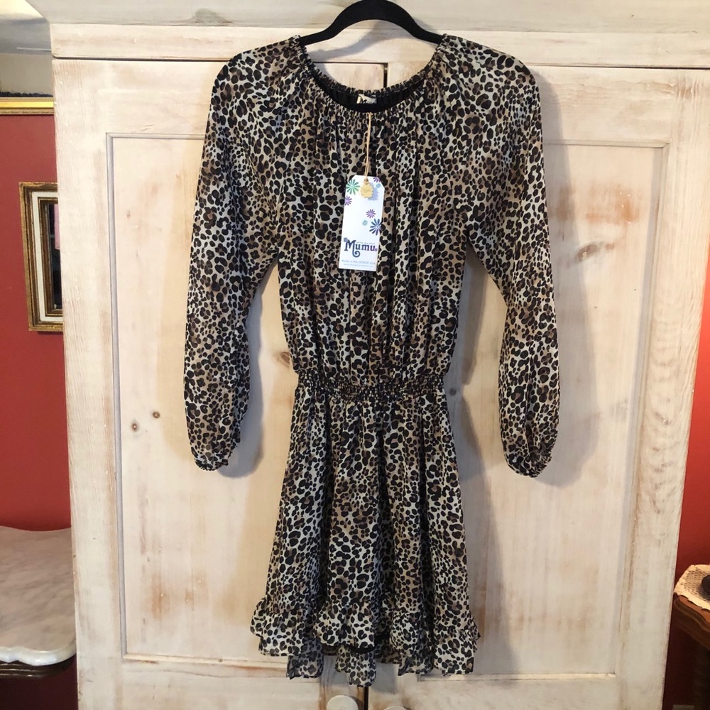 🌺🌼NWT Super Cute Show Me Your MuMu Long Sleeve Mini Dress